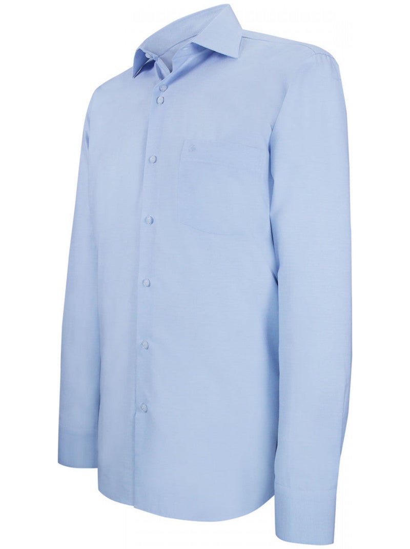 Chemise homme tissu uni coupe droite GRAFFI Emporio balzani Blanc - Kiabi