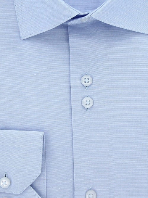 Chemise homme tissu uni coupe droite GRAFFI Emporio balzani Bleu , 45 - Kiabi