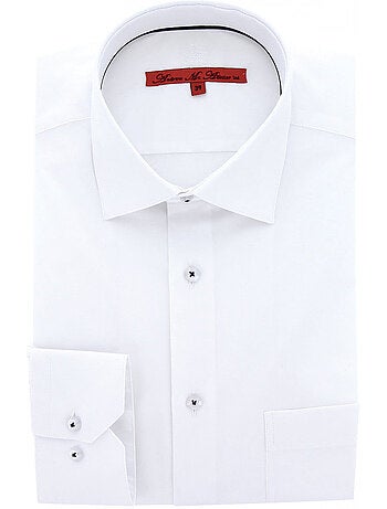 Chemise homme tissu uni coupe droite TIMELESS Andrew Mac Allister