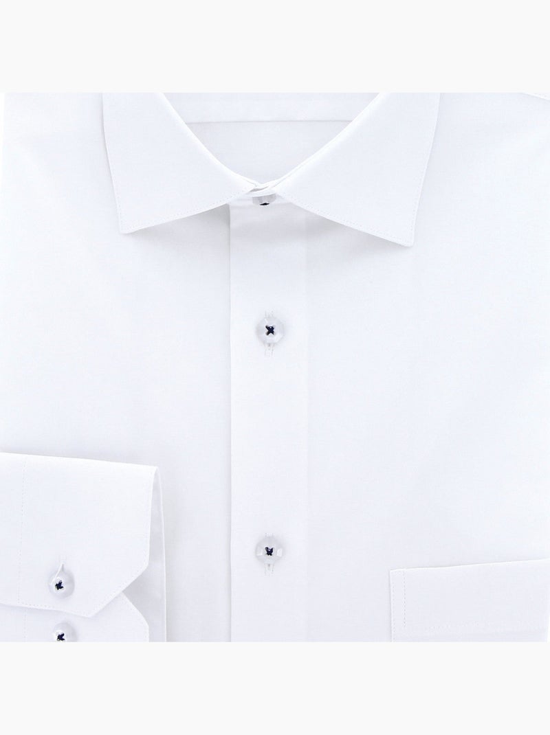Chemise homme tissu uni coupe droite TIMELESS Andrew Mac Allister Blanc - Kiabi