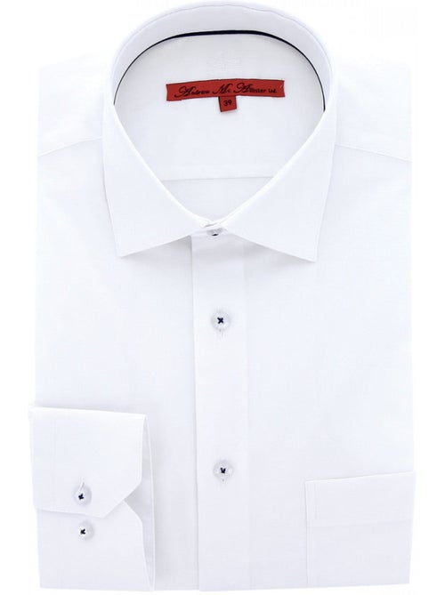 Chemise homme tissu uni coupe droite TIMELESS Andrew Mac Allister - Kiabi Chemise homme tissu uni coupe droite TIMELESS Andrew Mac Allister - Kiabi