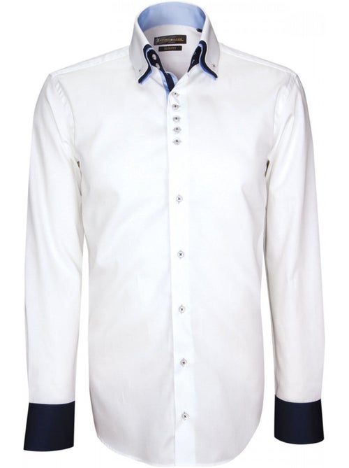 Chemise homme triple col coupe cintrée TRICOL Emporio balzani - Kiabi Chemise homme triple col coupe cintrée TRICOL Emporio balzani - Kiabi