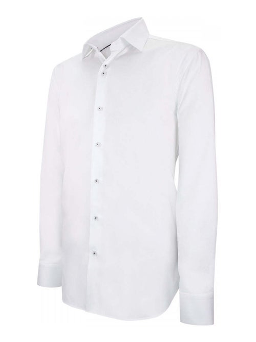 Chemise homme unie coupe droite CLASSIKO Emporio balzani Blanc , 39 - Kiabi