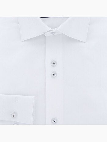Chemise homme unie coupe droite classiko emporio balzani
