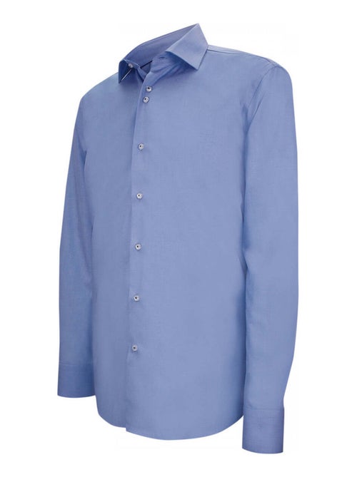 Chemise homme unie coupe droite CLASSIKO Emporio balzani Bleu ciel , 42 - Kiabi