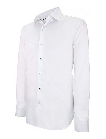 Chemise homme unie coupe droite CLASSIKO Emporio balzani Blanc , 39