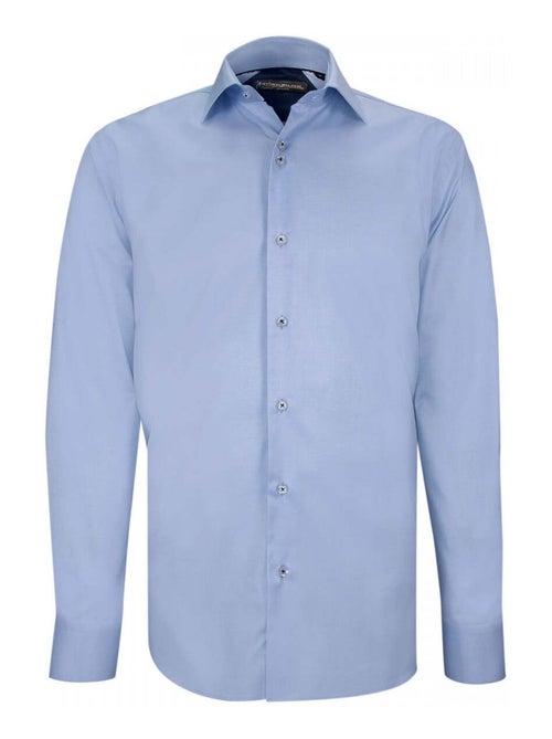 Chemise homme unie coupe droite CLASSIKO Emporio balzani Bleu ciel , 45 - Kiabi