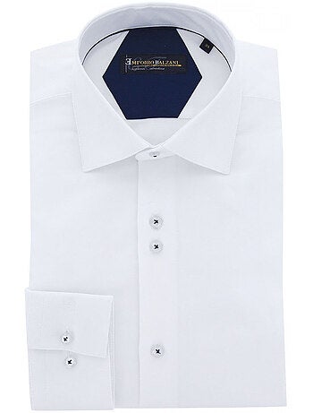 Chemise homme unie coupe droite CLASSIKO Emporio balzani