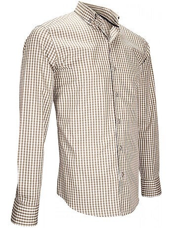 Chemise homme vichy coupe cintrée MANOLO Emporio balzani
