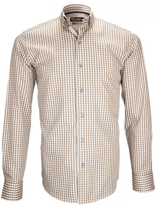 Chemise homme vichy coupe cintrée MANOLO Emporio balzani - Kiabi