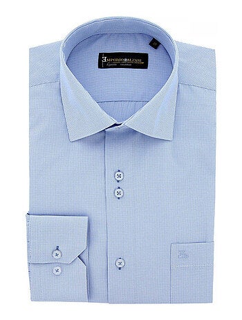 Chemise homme vichy coupe droite PIASTRA Emporio balzani Rouge , 42