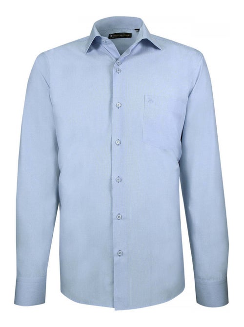 Chemise homme vichy coupe droite PIASTRA Emporio balzani Bleu , 42 - Kiabi