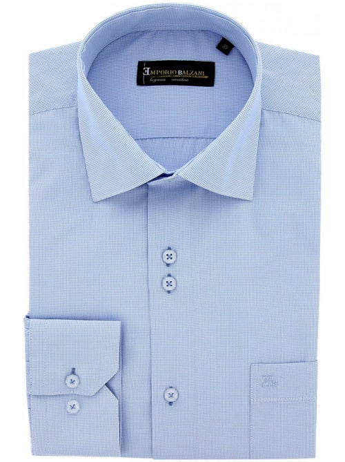 Chemise homme vichy coupe droite PIASTRA Emporio balzani - Kiabi
