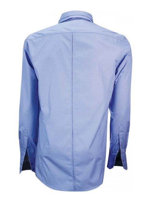 Chemise hommechemise mode coupe cintrée MANZONI Emporio balzani Bleu , 42 - Kiabi