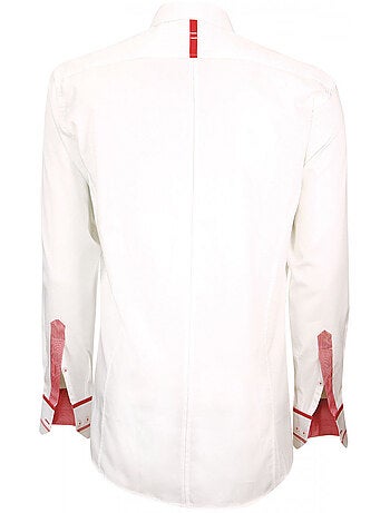 Chemise hommechemise mode coupe cintrée TRAVERTINO Emporio balzani Blanc , Rouge , 39