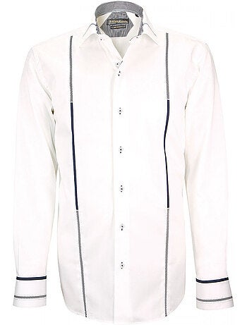 Chemise hommechemise mode coupe cintrée TRAVERTINO Emporio balzani Blanc , Rouge , 39