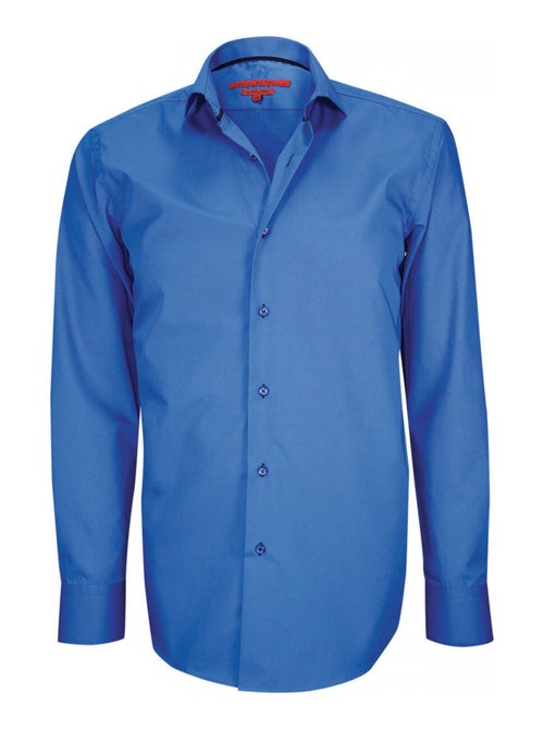 Chemise hommechemise mode coupe cintrée WALKER Andrew Mac Allister Blanc , Bleu , 41 - Kiabi