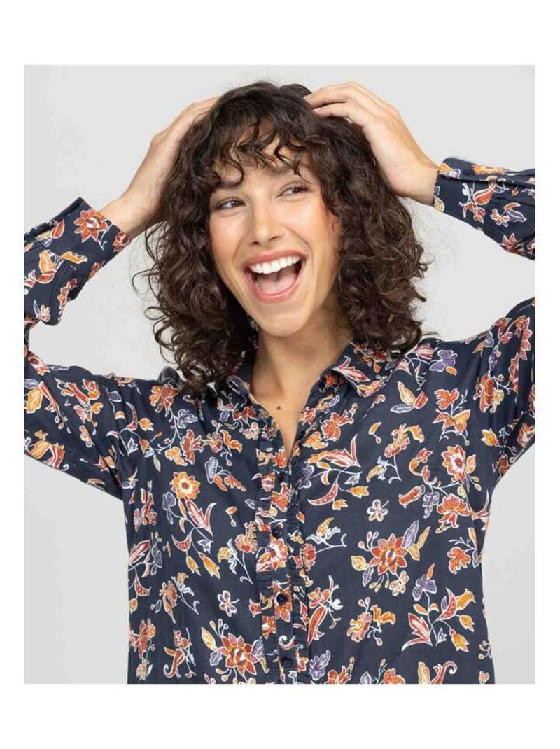 Chemise imprimé floral Femme Multicolore - Kiabi