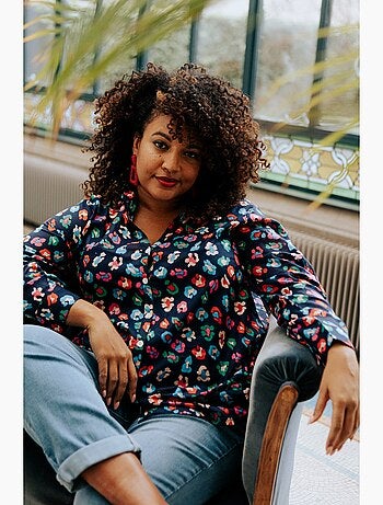 Chemise imprimé peau de bête