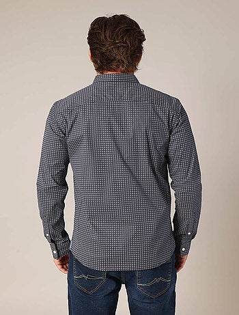 Chemise imprimée coupe droite 'Deeluxe'