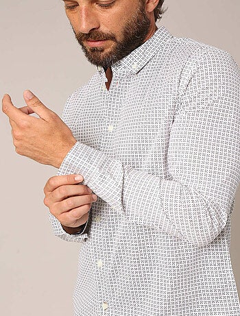 Chemise imprimée coupe droite 'Deeluxe'