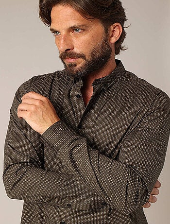 Chemise imprimée coupe droite 'Deeluxe'