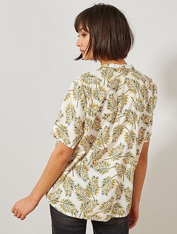 Chemise imprimée coupe droite - Kiabi