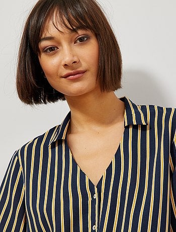 Chemise imprimée coupe droite - Kiabi