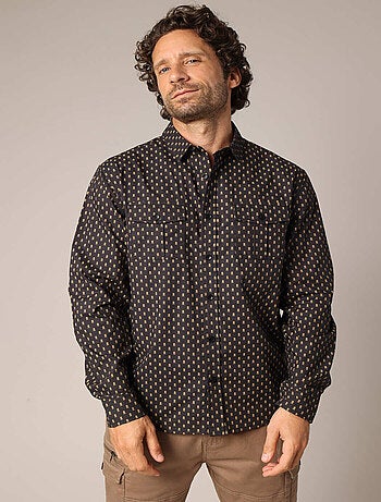 Chemise imprimée en 100% coton 'Deeluxe'