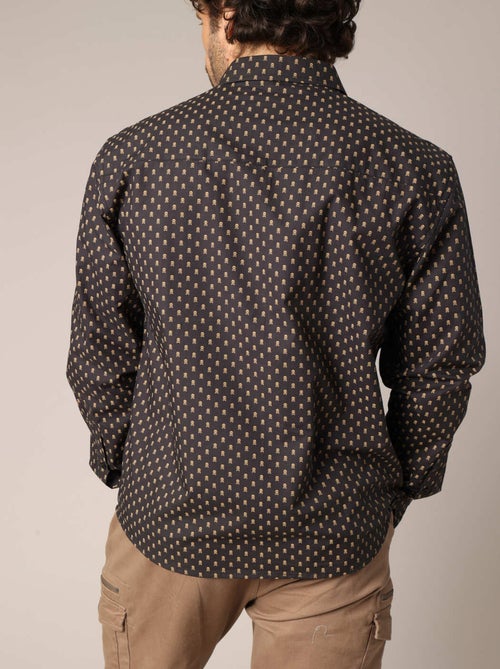 Chemise imprimée en 100% coton 'Deeluxe' - Kiabi Chemise imprimée en 100% coton 'Deeluxe' - Kiabi