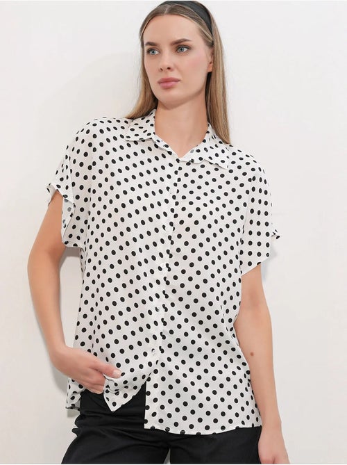 Chemise imprimée en crêpe à boutons bdart - Kiabi Chemise imprimée en crêpe à boutons bdart - Kiabi