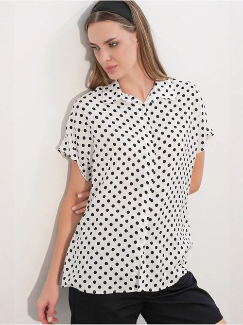Chemise imprimée en crêpe à boutons bdart - Kiabi Chemise imprimée en crêpe à boutons bdart - Kiabi