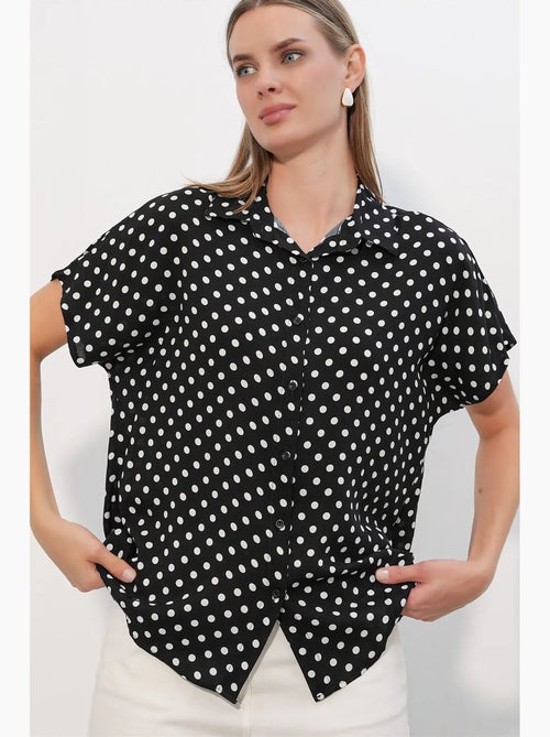 Chemise imprimée en crêpe à boutons bdart - Kiabi Chemise imprimée en crêpe à boutons bdart - Kiabi