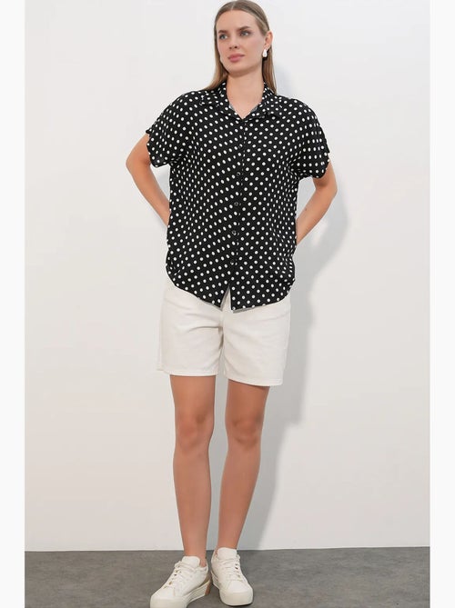 Chemise imprimée en crêpe à boutons bdart - Kiabi Chemise imprimée en crêpe à boutons bdart - Kiabi