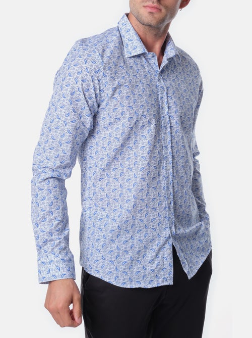 Chemise imprimée manches longues - Kiabi