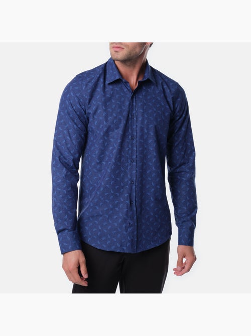 Chemise imprimée manches longues - Kiabi