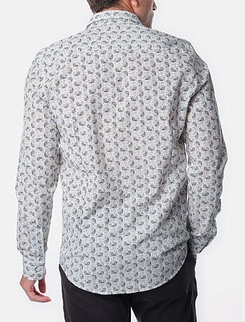 Chemise imprimée manches longues