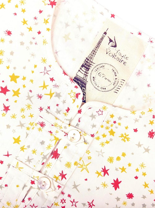 Chemise Intersaison Coton Étoiles ROBINSON - La Faute à Voltaire - Kiabi Chemise Intersaison Coton Étoiles ROBINSON - La Faute à Voltaire - Kiabi