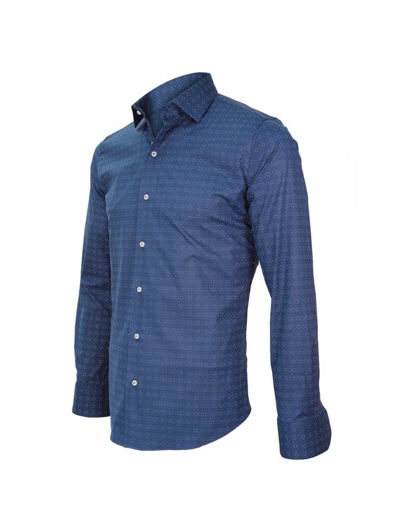 Chemise italienne CAVOUR Bleu - Kiabi