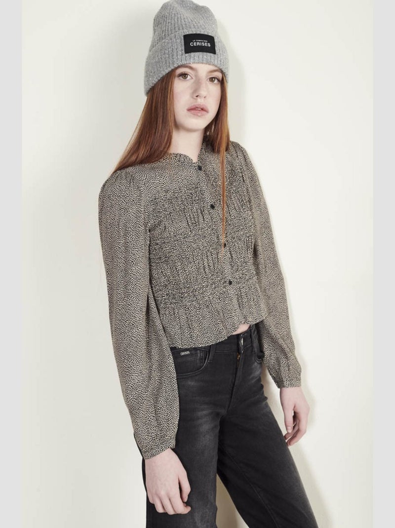 Chemise IZZYGI 'Le Temps Des Cerises' Noir - Kiabi