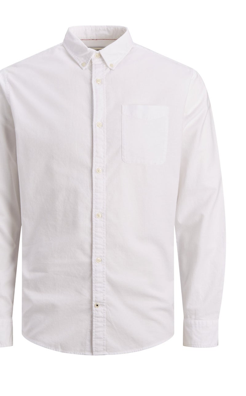 Chemise Jack & Jones Oxford (gt) Blanc - Kiabi