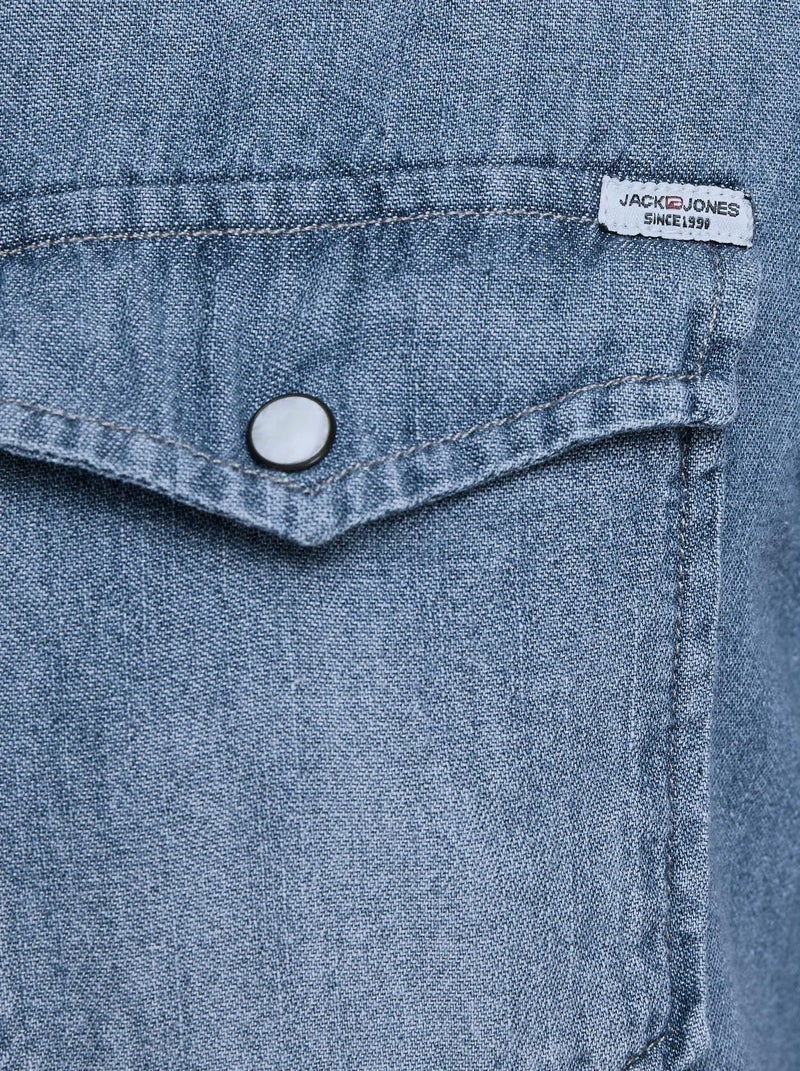 Chemise Jack & Jones Sheridan Bleu - Kiabi