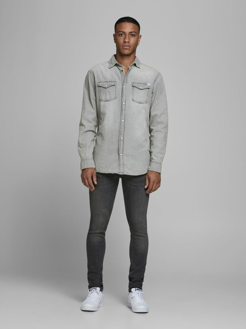 Chemise Jack & Jones Sheridan Gris - Kiabi