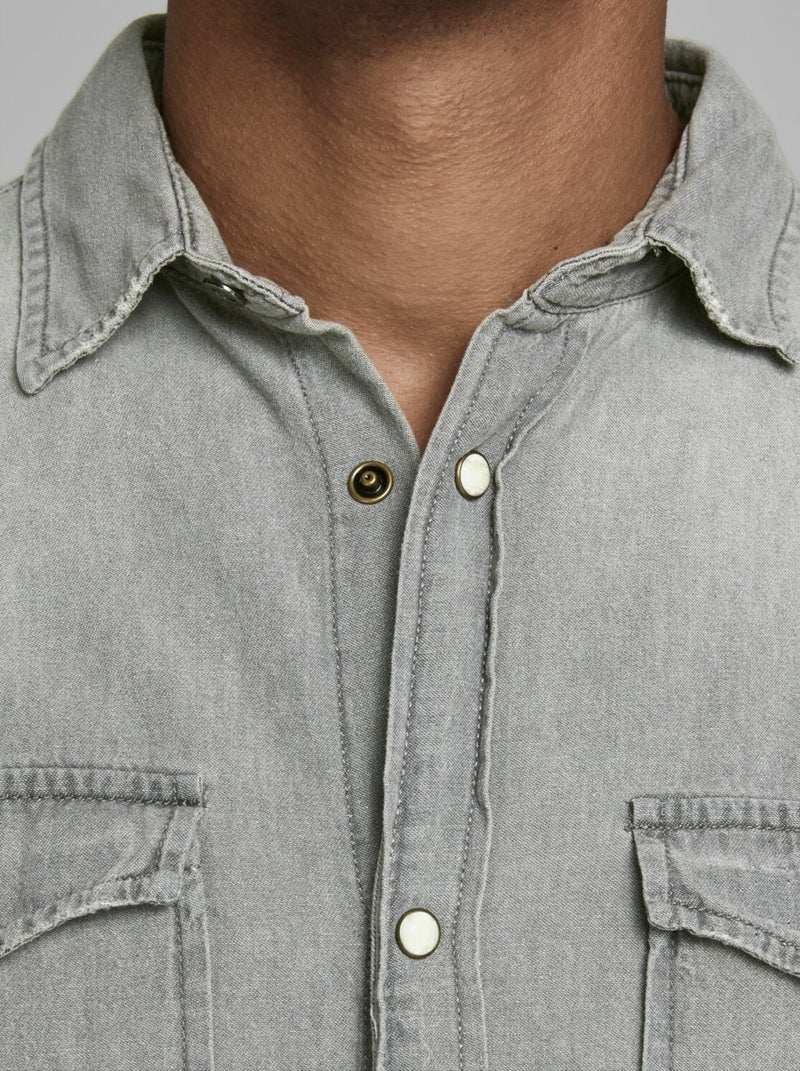 Chemise Jack & Jones Sheridan Gris - Kiabi