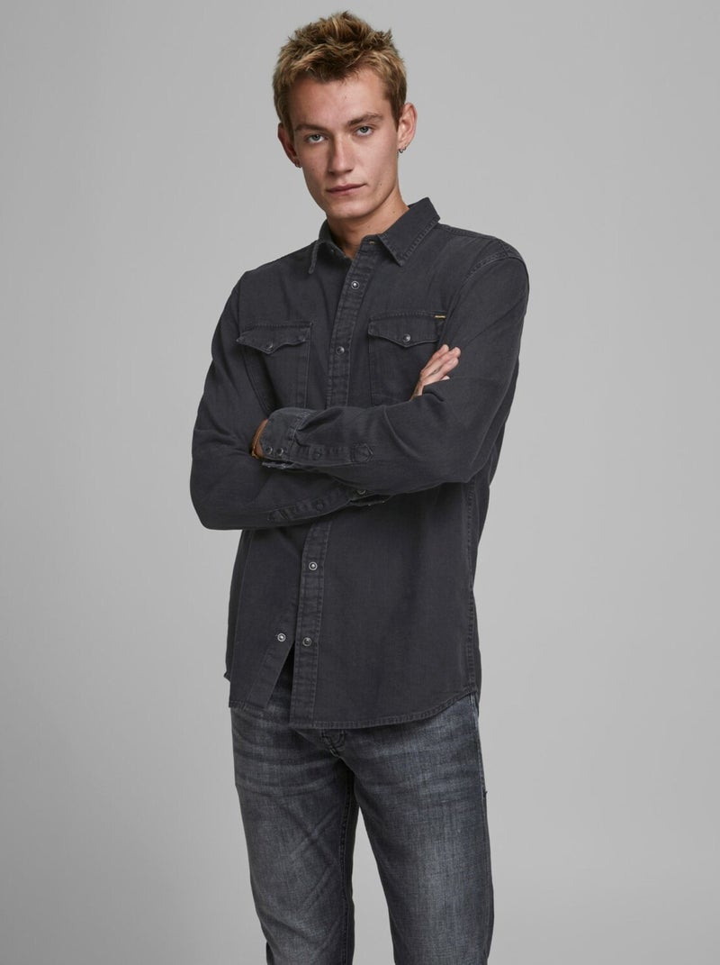Chemise Jack & Jones Sheridan Noir - Kiabi