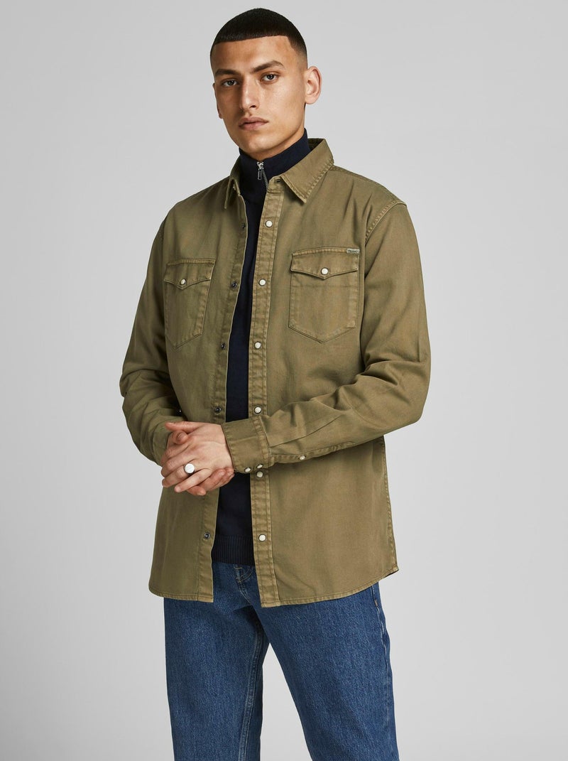 Chemise Jack & Jones Sheridan Vert - Kiabi