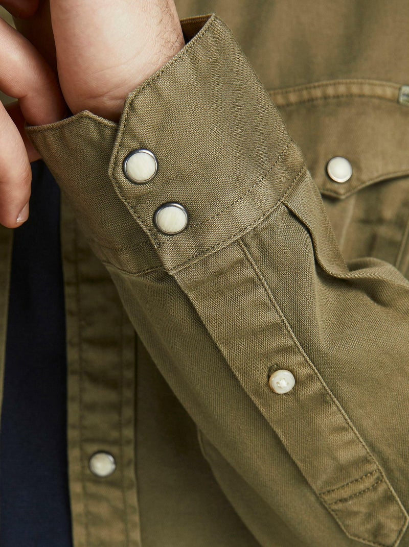 Chemise Jack & Jones Sheridan Vert - Kiabi