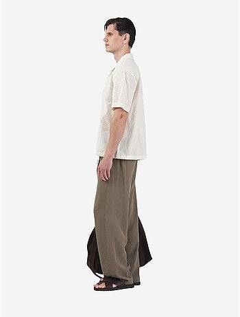Chemise jacquard à motif cachemire , coupe classique giesto