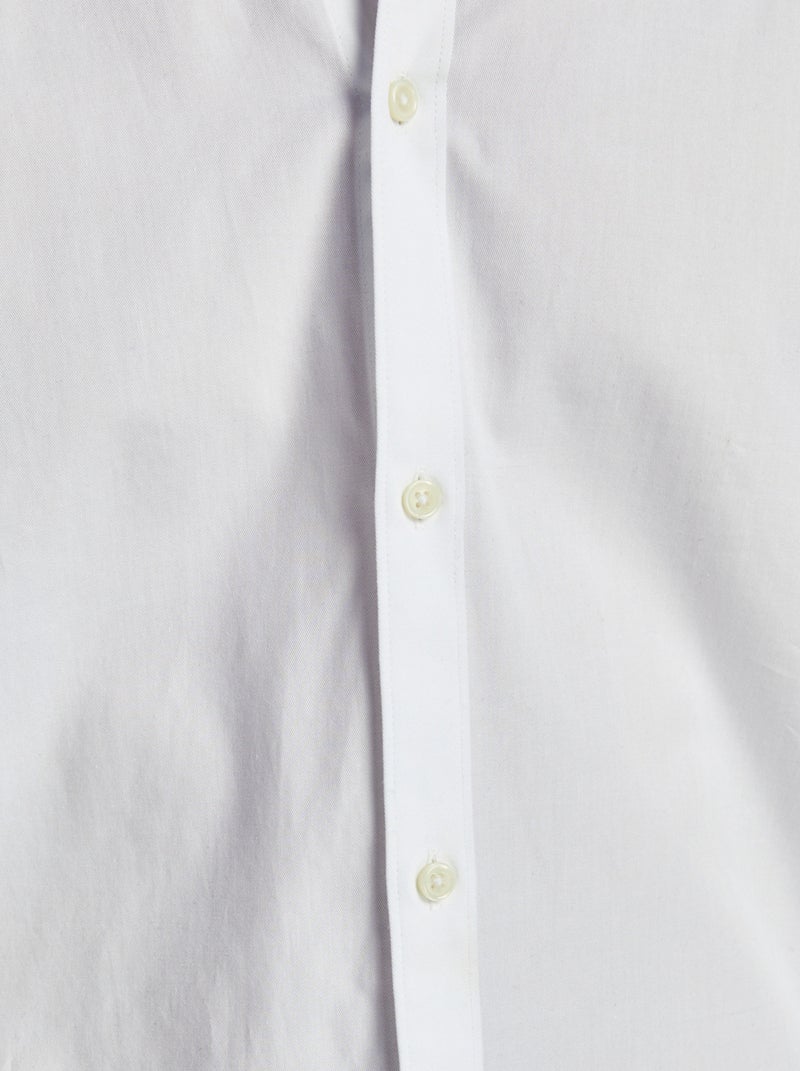 Chemise Jprblacardiff en coton jack-and-jones Blanc - Kiabi