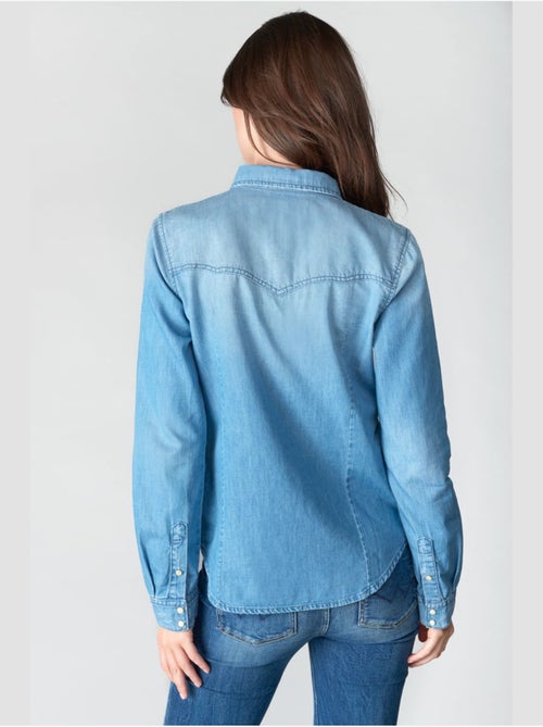Chemise juanita en jeans 'le temps des cerises' - Kiabi Chemise juanita en jeans 'le temps des cerises' - Kiabi